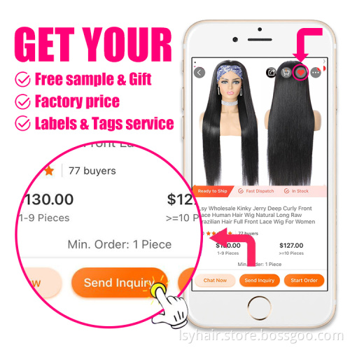 Wholesale Raw Indian Hair ,Remy Human Hair Headband Wig Vendors ,Unprocessed Raw Virgin Cuticle Aligned Weave Human Hair wigs